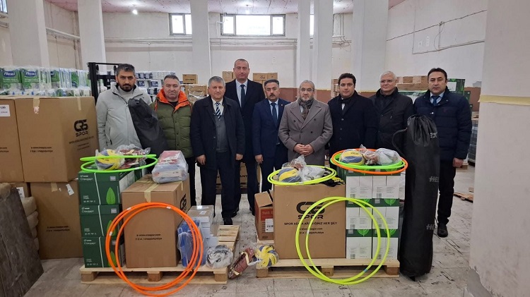 Okullara spor ve eğitim destek paketleri