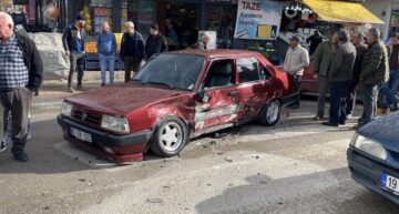 Sürücüler burnu bile kanamadan kurtuldu