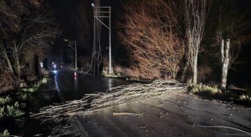 Çorum’da kuvvetli rüzgar etkili oldu