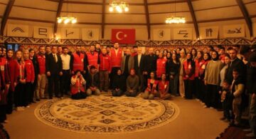 Çorum’da Kızılay gönüllüleriyle buluştu