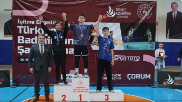 Türkiye Badminton şampiyonası sona erdi
