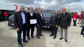 Çorum Kızılay’a yeni hizmet aracı