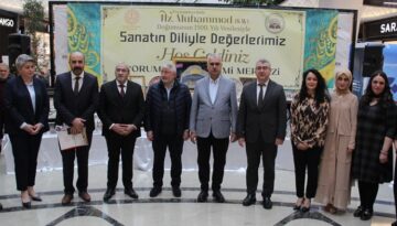 Hat Tezhip ve Ebru sergisi büyük ilgi gördü