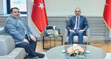Oğuzhan Kaya Bakan ile görüştü