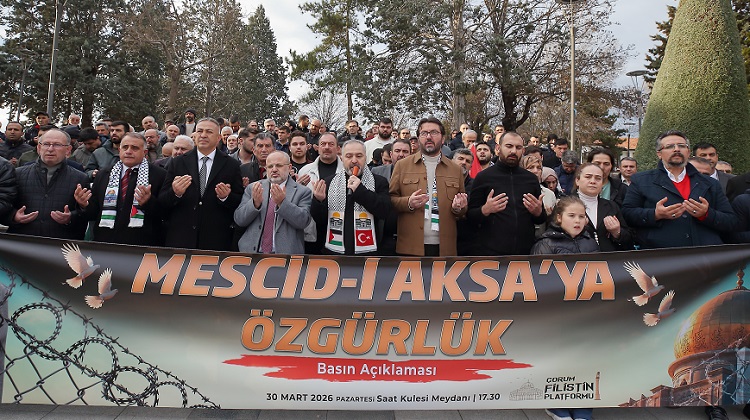 Mescid-i Aksa’ya özgürlük eylemi düzenlendi