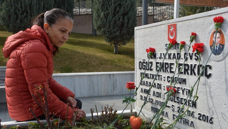 Şehit eşinden duygulandıran sözler