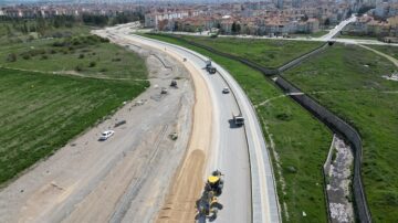 Erzurum Dede caddesi yenileniyor