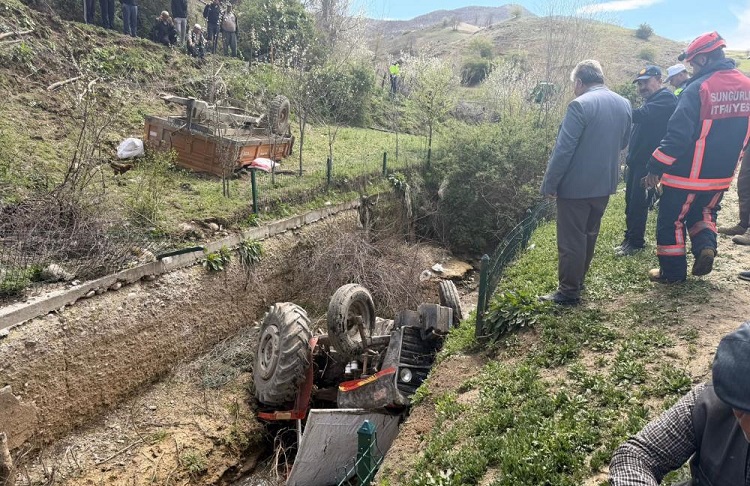 Traktör kazasında genç kız hayatını kaybetti