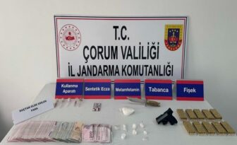 Çorum’da uyuşturucu operasyonu