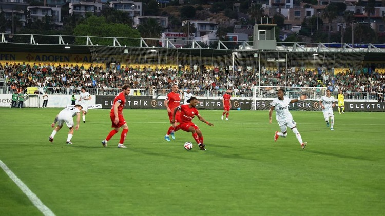 Çorum FK yarı finalin ilk maçını oynadı